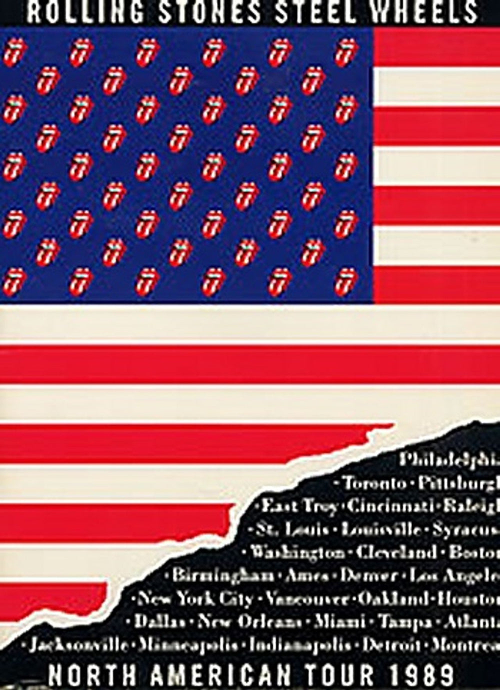 The Rolling Stones Steel Wheels - North American Tour- EX US tour programme TOUR PROGRAMME