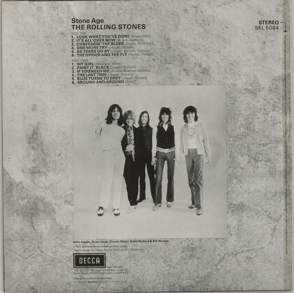 The Rolling Stones Stone Age UK vinyl LP album (LP record) ROLLPST677459