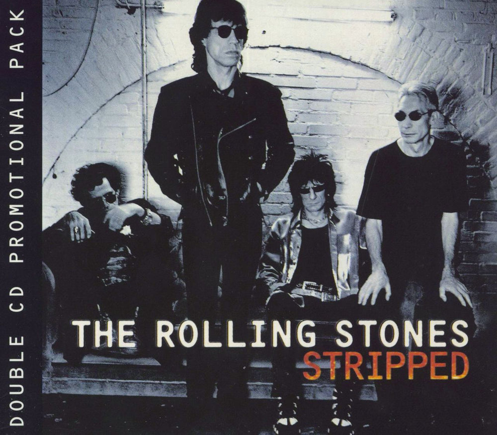 The Rolling Stones Stripped + Interview UK Promo 2 CD album set (Double CD) IVDG2801