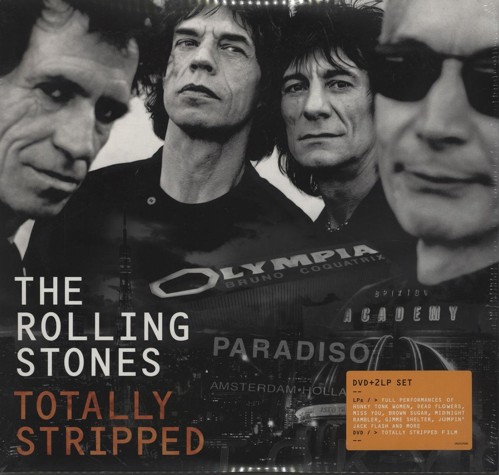 The Rolling Stones Totally Stripped - Sealed UK 2-LP vinyl record set (Double LP Album) ERDVLP090