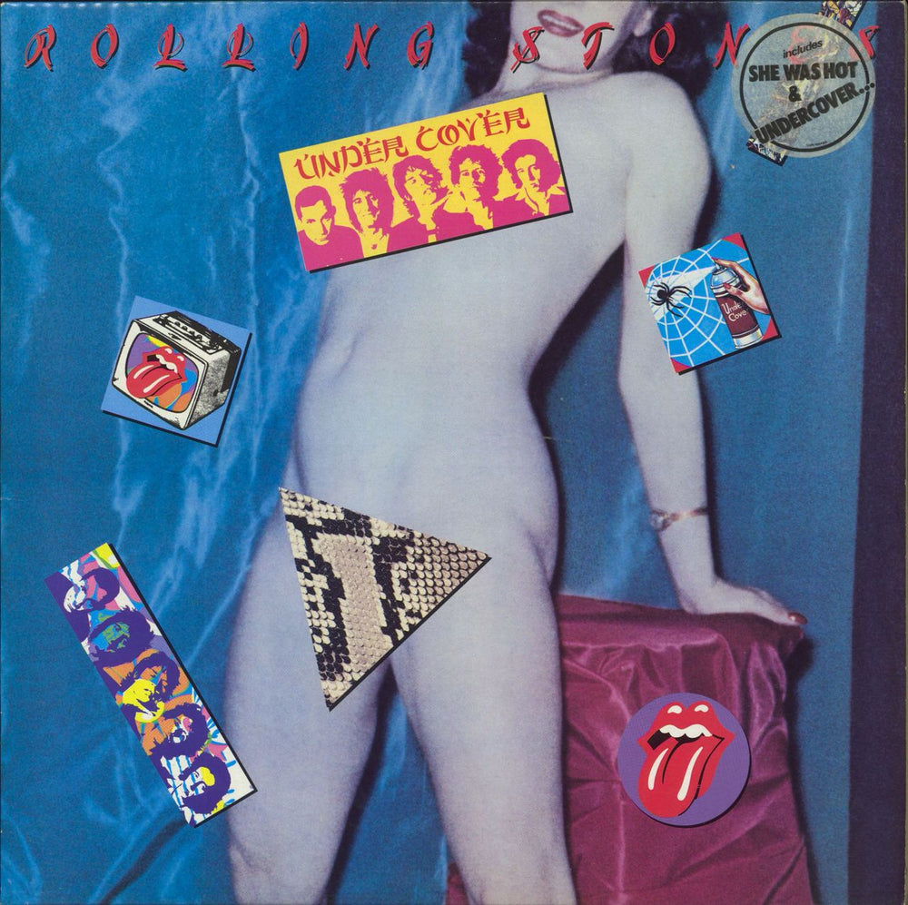 The Rolling Stones Undercover - Complete + Hype Stickered Sleeve UK vinyl LP album (LP record) CUN1654361
