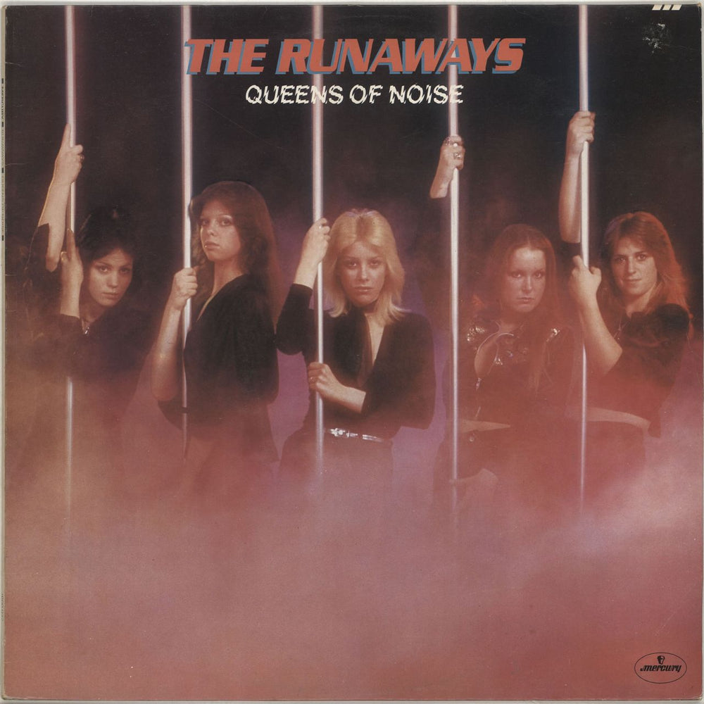 The Runaways Queens Of Noise UK vinyl LP album (LP record) 9100032