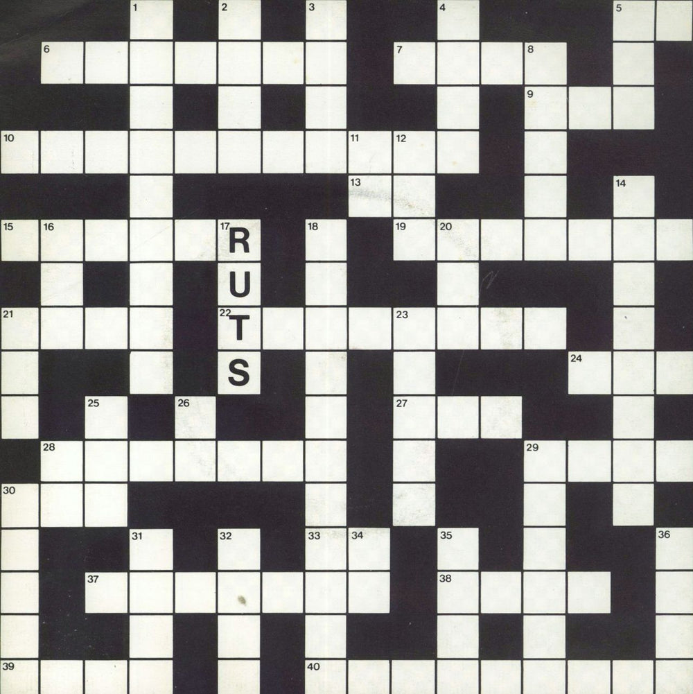 The Ruts Staring At The Rude Boys - Gatefold UK 7" vinyl single (7 inch record / 45) VS327