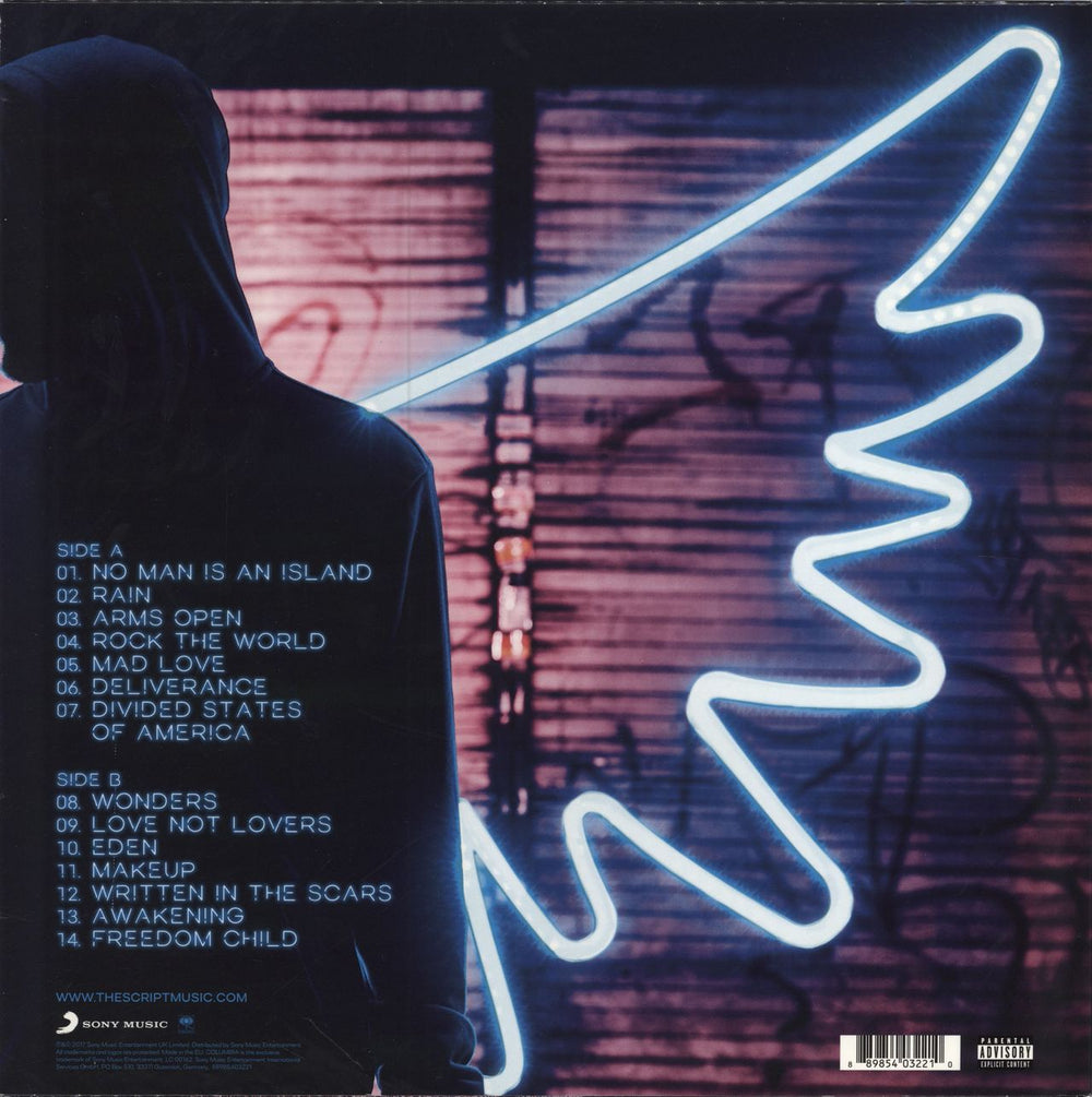 The Script Freedom Child UK vinyl LP album (LP record) 889854032210