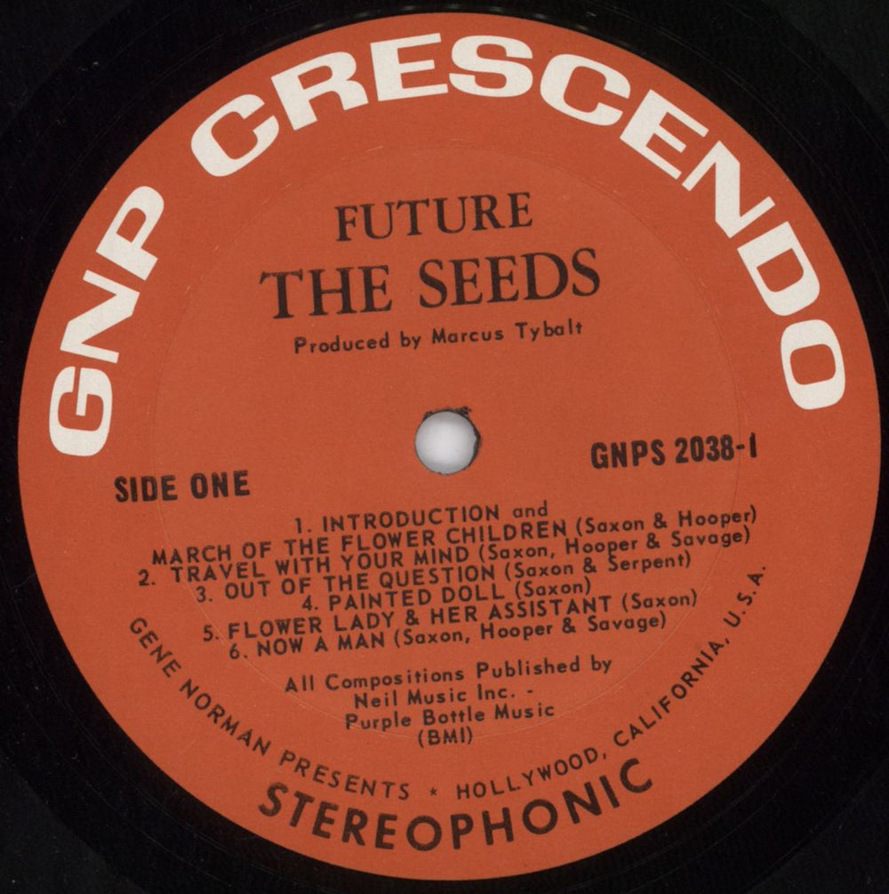 The Seeds Future - With Art Inserts US vinyl LP album (LP record) SDSLPFU315010