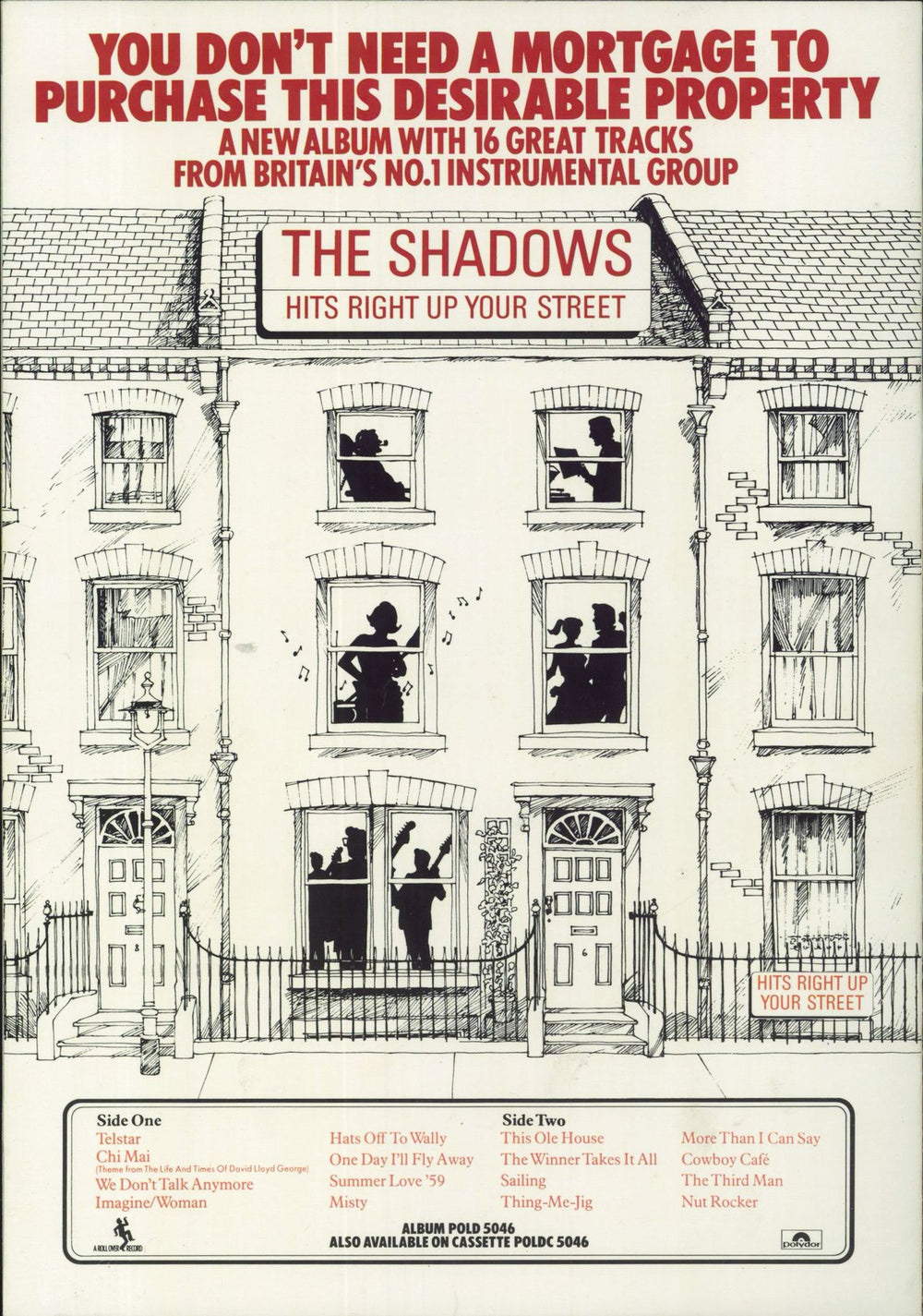 The Shadows In Concert 1981 + Ticket Stub UK tour programme