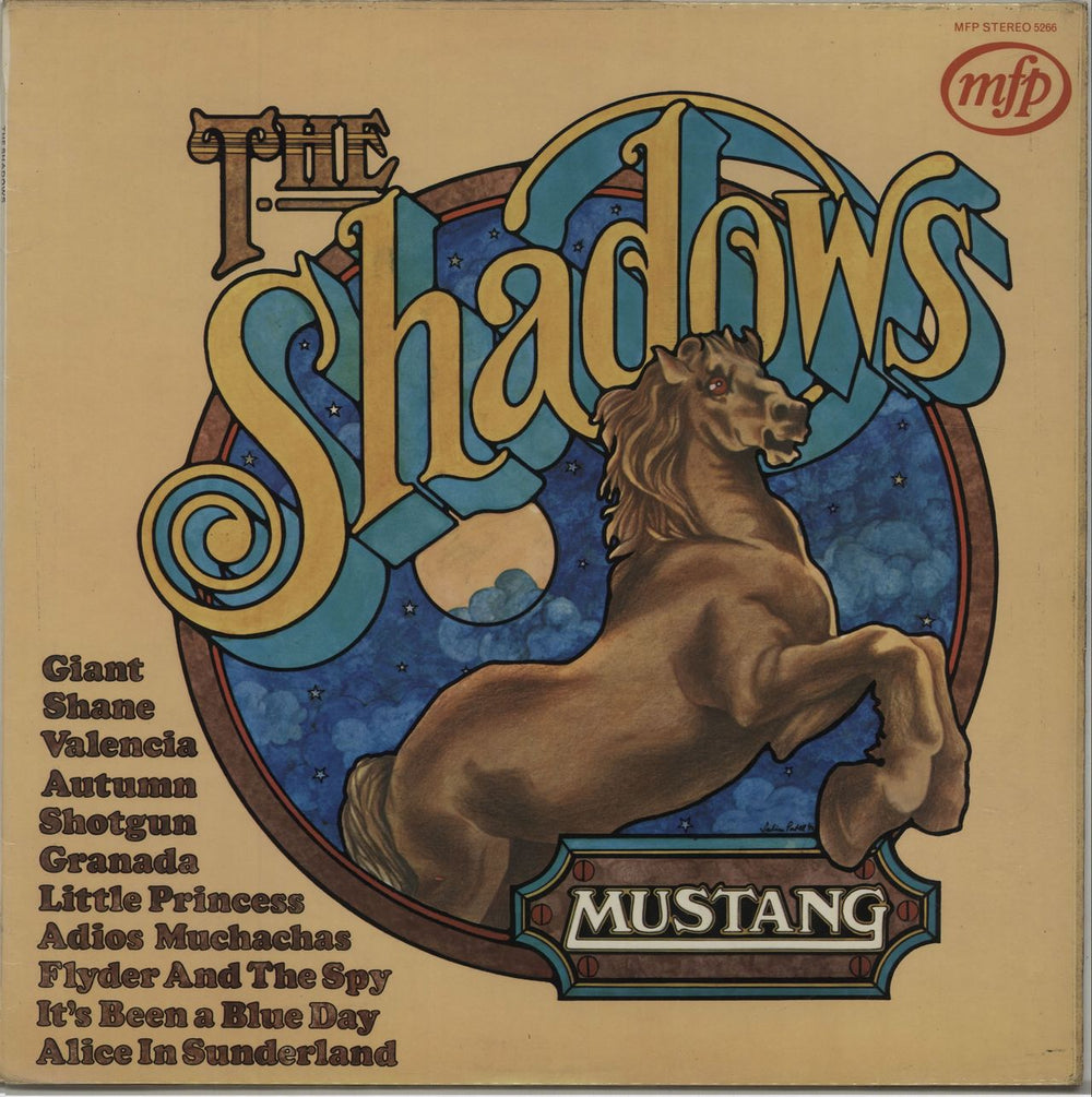The Shadows Mustang UK vinyl LP album (LP record) MFP5266