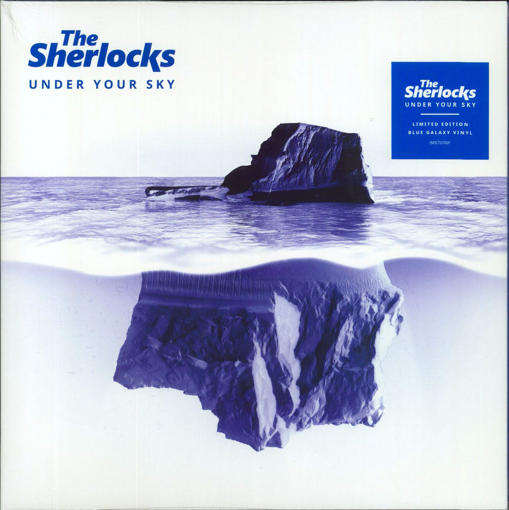 The Sherlocks Under Your Sky - Blue Galaxy Vinyl - Sealed UK vinyl LP album (LP record) INFECT517DLP