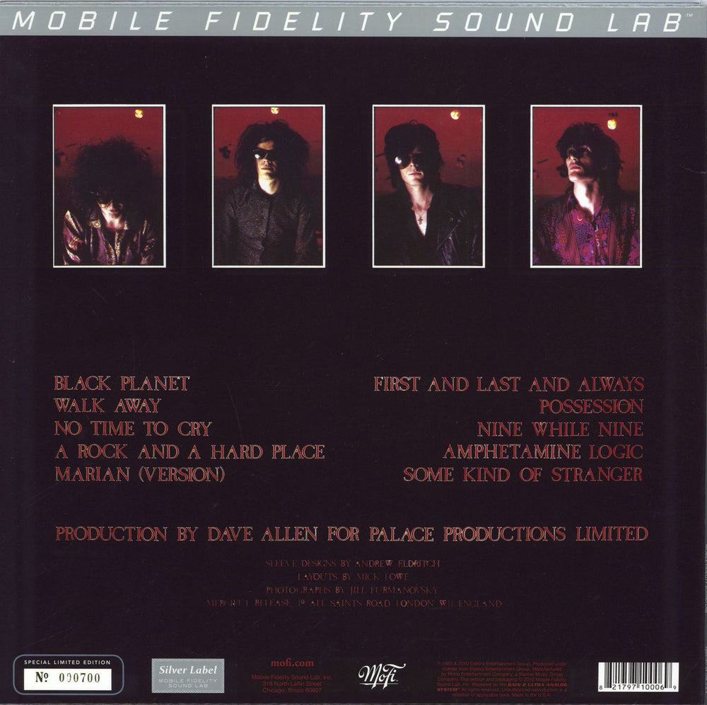 The Sisters Of Mercy First And Last And Always - Silver Label Series - Sealed US vinyl LP album (LP record) 821797100069