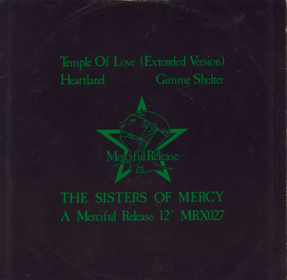 The Sisters Of Mercy Temple Of Love (Extended Version) - 1st - VG UK 12" vinyl single (12 inch record / Maxi-single)