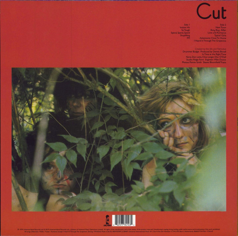 The Slits Cut - 180gm UK vinyl LP album (LP record) 602577341434