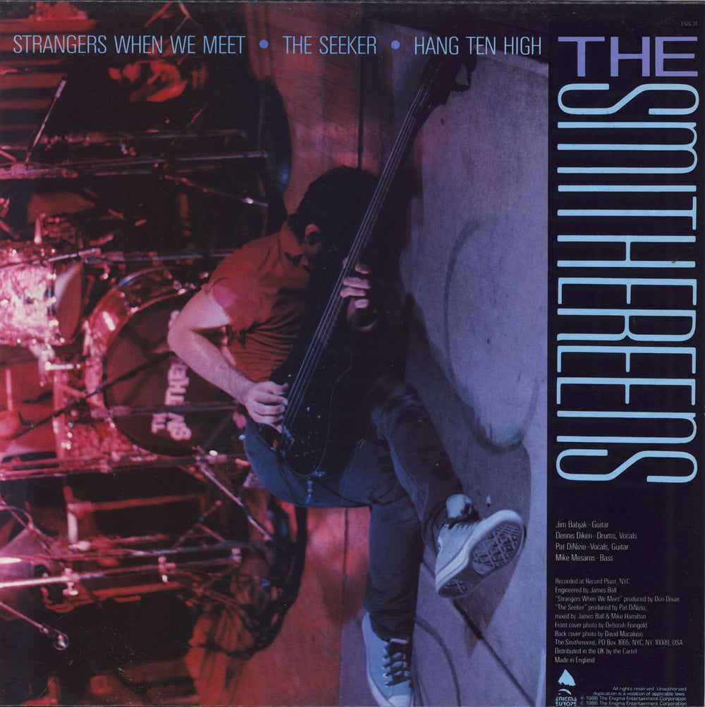 The Smithereens Strangers When We Meet UK 12" vinyl single (12 inch record / Maxi-single)