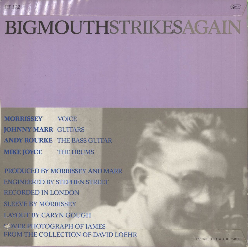 The Smiths Bigmouth Strikes Again - EX UK 7" vinyl single (7 inch record / 45)