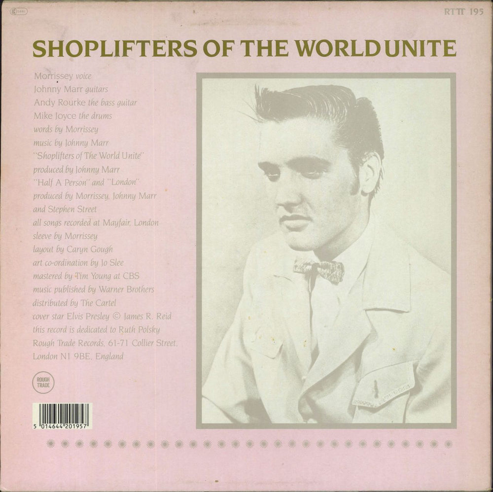 The Smiths Shoplifters Of The World - VG UK 12" vinyl single (12 inch record / Maxi-single) 5014644201957