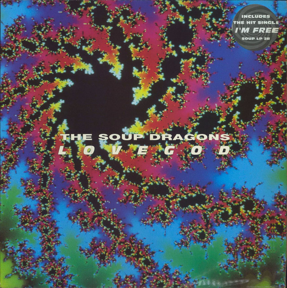 The Soup Dragons Lovegod - 2nd - Stickered sleeve - Autographed UK vinyl LP album (LP record) SOUPLP2R