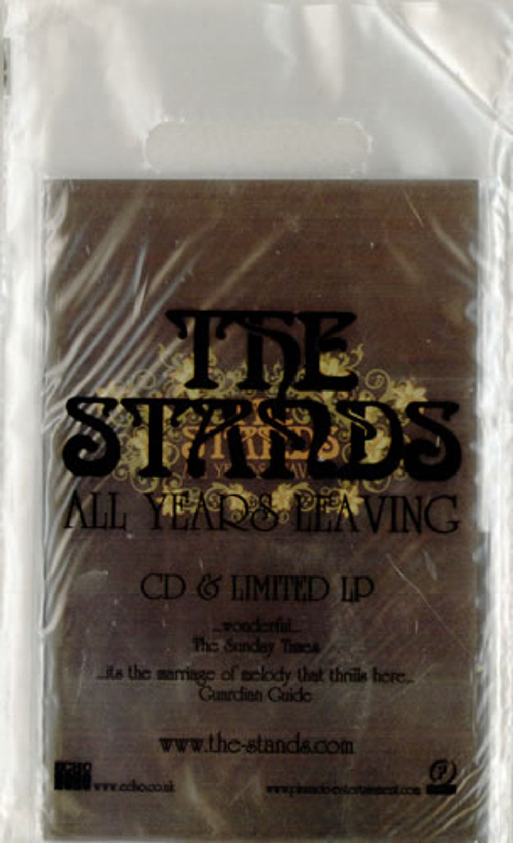 The Stands All Years Leaving UK Promo CD album (CDLP) ECHPR50