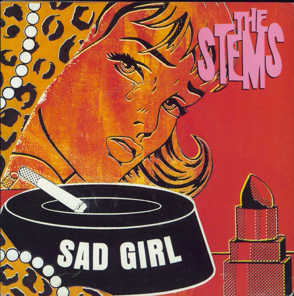 The Stems Sad Girl - Blue Vinyl Australian 7" vinyl single (7 inch record / 45) K408