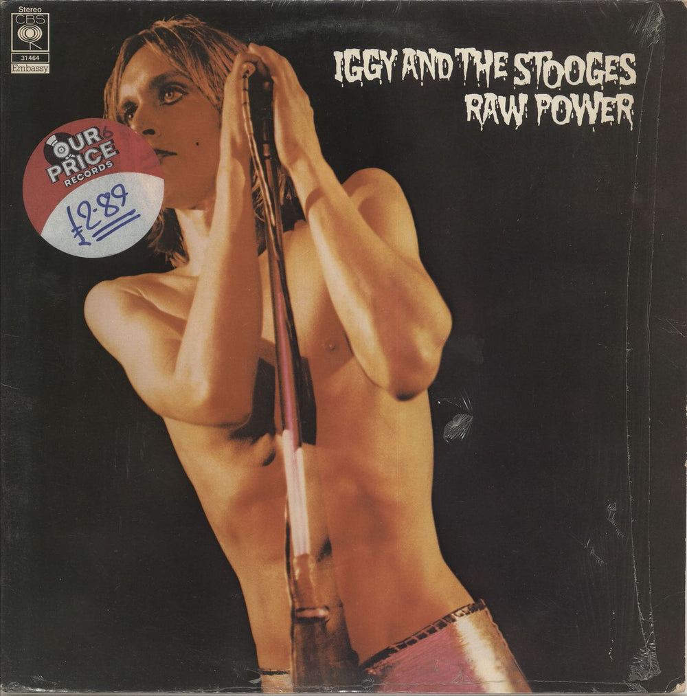 The Stooges Raw Power + Shrink UK vinyl LP album (LP record) 31464