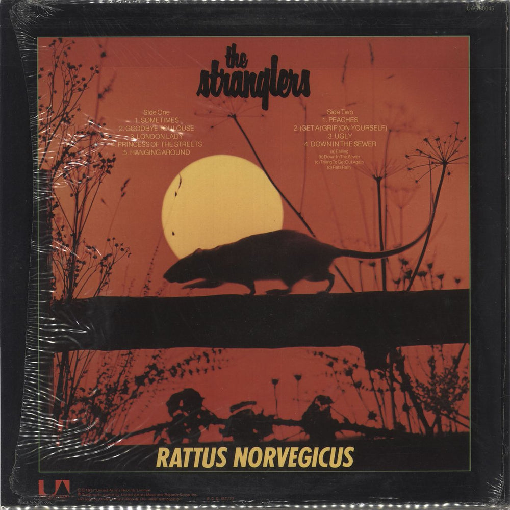 The Stranglers IV - Rattus Norvegicus + 7" & green sticker on shrink - Complete UK vinyl LP album (LP record)