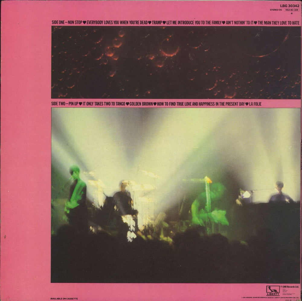 The Stranglers La Folie - Hype Stickered Sleeve - EX UK vinyl LP album (LP record)