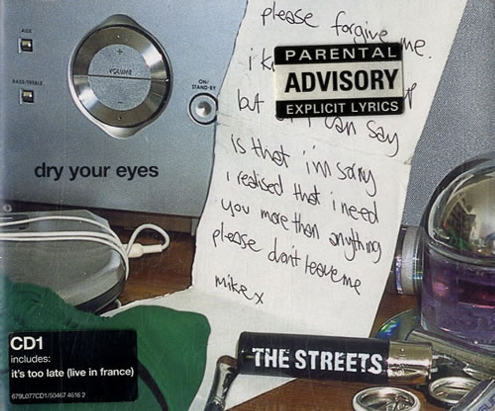 The Streets Dry Your Eyes UK CD single (CD5 / 5") 679L077CD1