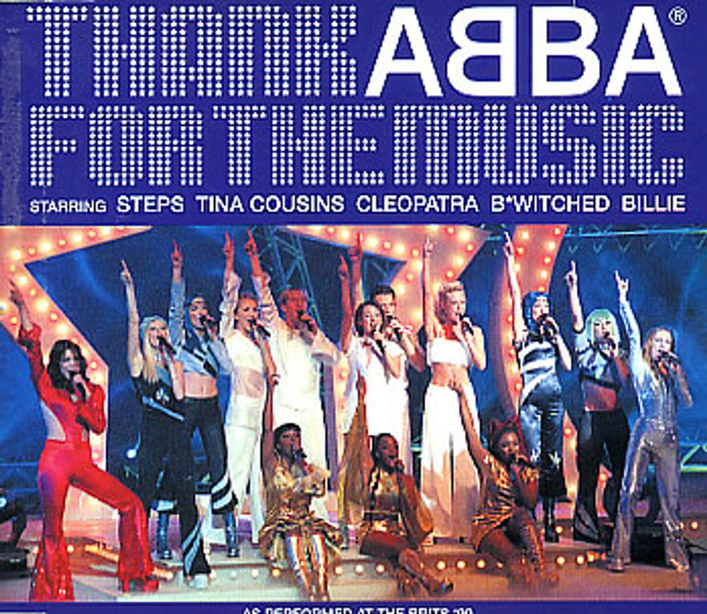 The Super Troupers Thank Abba For The Music UK CD single (CD5 / 5") ABCD1