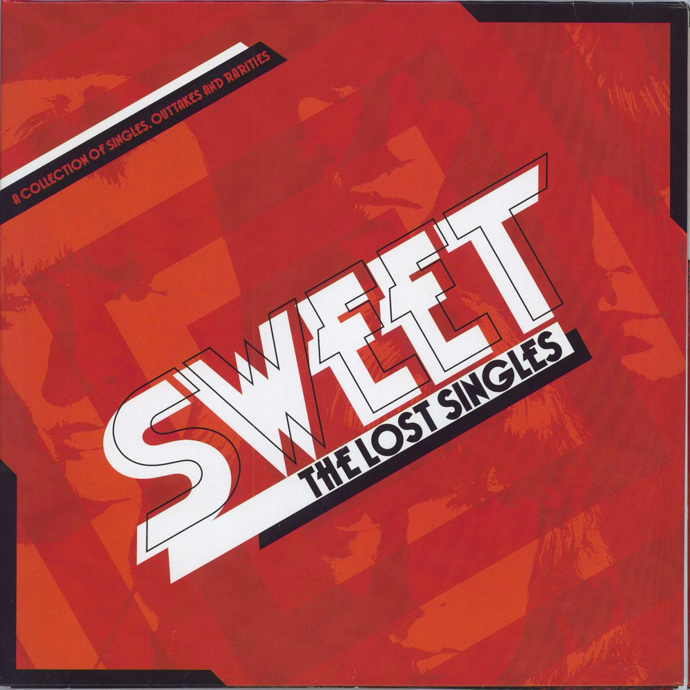 The Sweet The Lost Singles - Red vinyl German 2-LP vinyl record set (Double LP Album) 19439926691