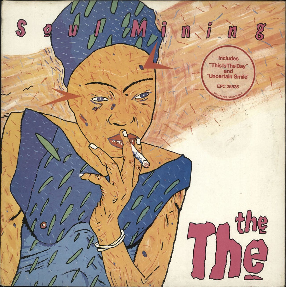 The The Soul Mining - Stickered sleeve UK vinyl LP album (LP record) EPC25525