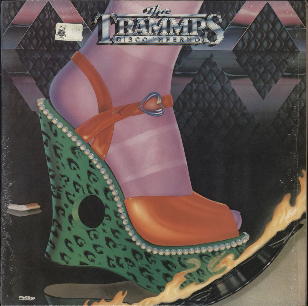 The Trammps Disco Inferno - shrink US vinyl LP album (LP record) SD18211