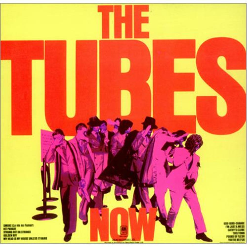 The Tubes Now + insert UK vinyl LP album (LP record) TBELPNO249582