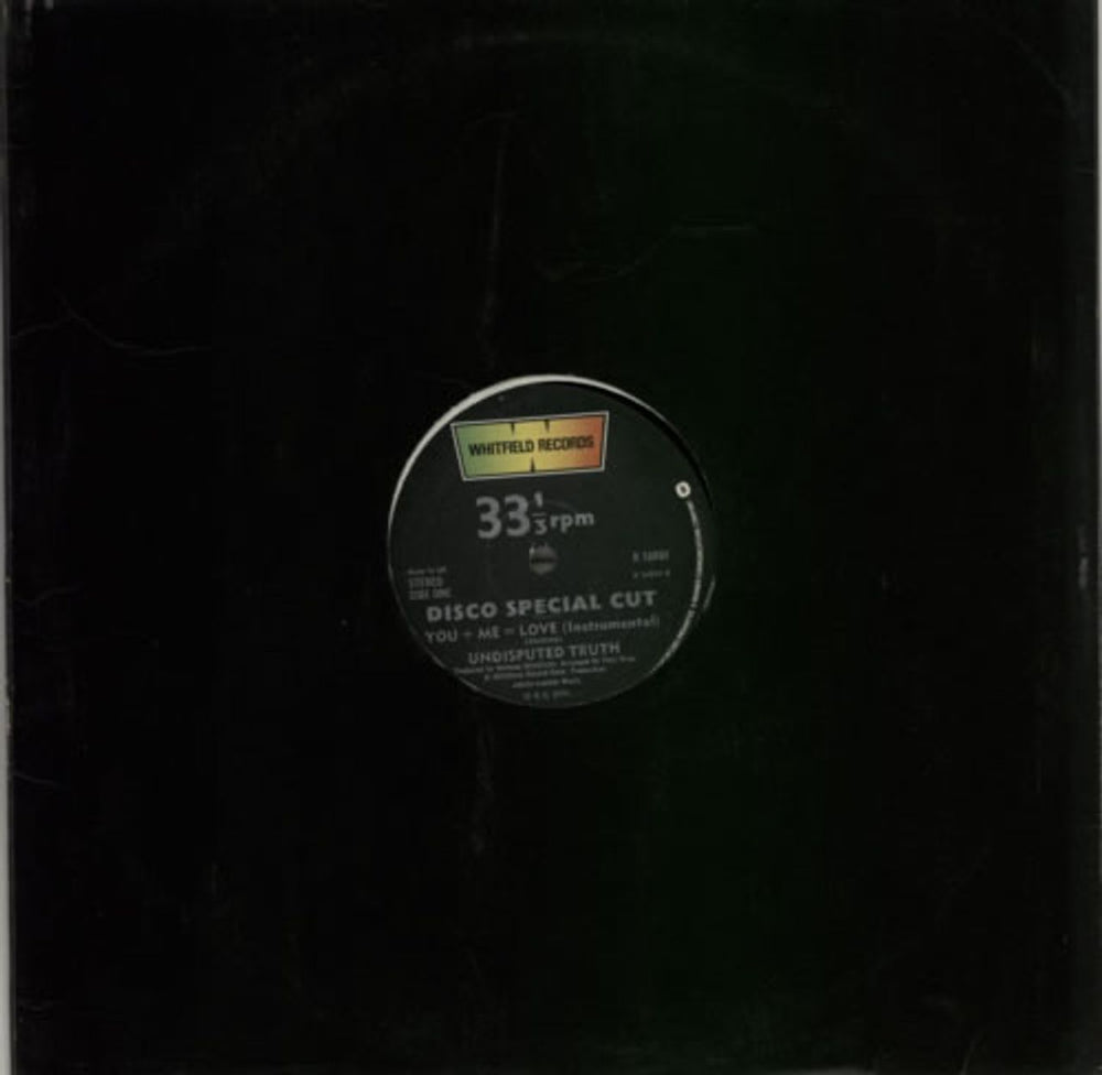 The Undisputed Truth You + Me = Love UK 12" vinyl single (12 inch record / Maxi-single) K16804