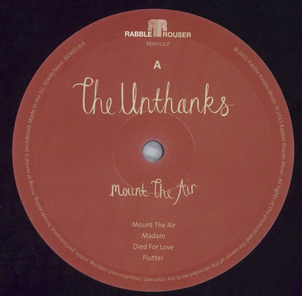 The Unthanks Mount The Air UK vinyl LP album (LP record) T9ULPMO820768