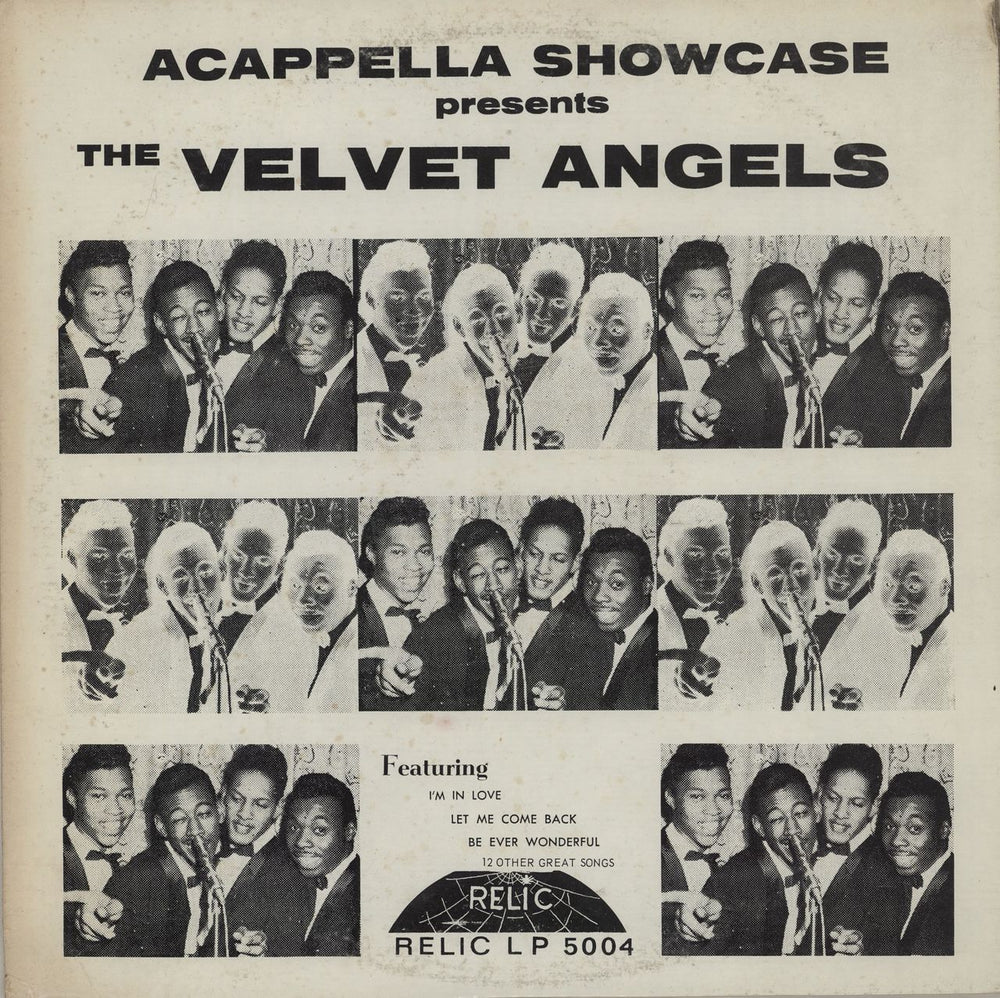 The Velvet Angels Acappella Showcase Presents The Velvet Angels US vinyl LP album (LP record) LP5004