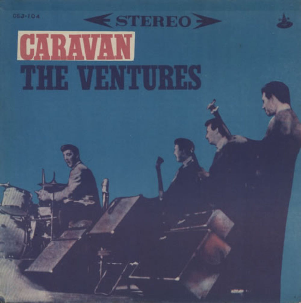 The Ventures Caravan - Red Vinyl Taiwanese vinyl LP album (LP record) CSJ-104