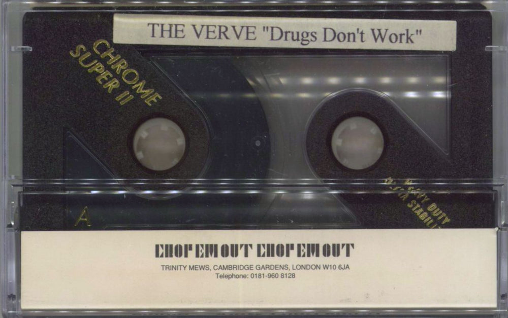 The Verve Drugs Don't Work UK Promo cassette single