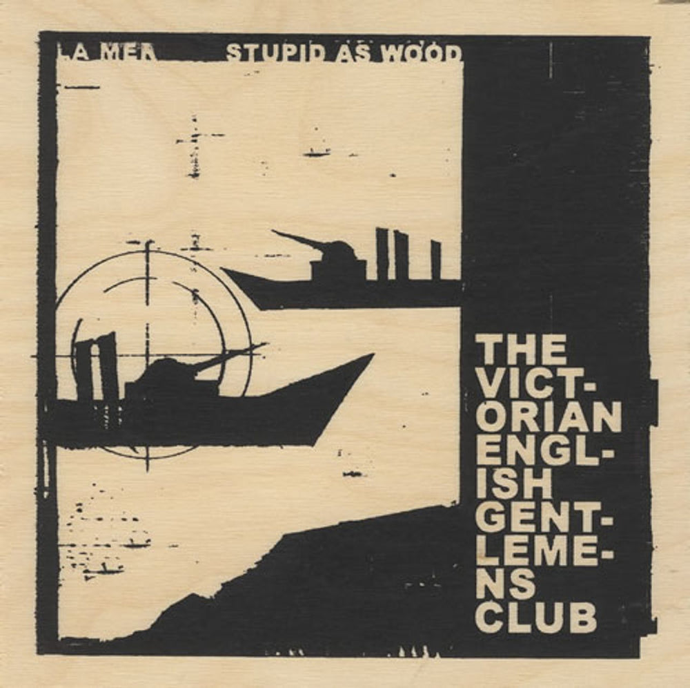 The Victorian Englishmens Club La Mer - Wooden Insert UK 7" vinyl single (7 inch record / 45) FP7076