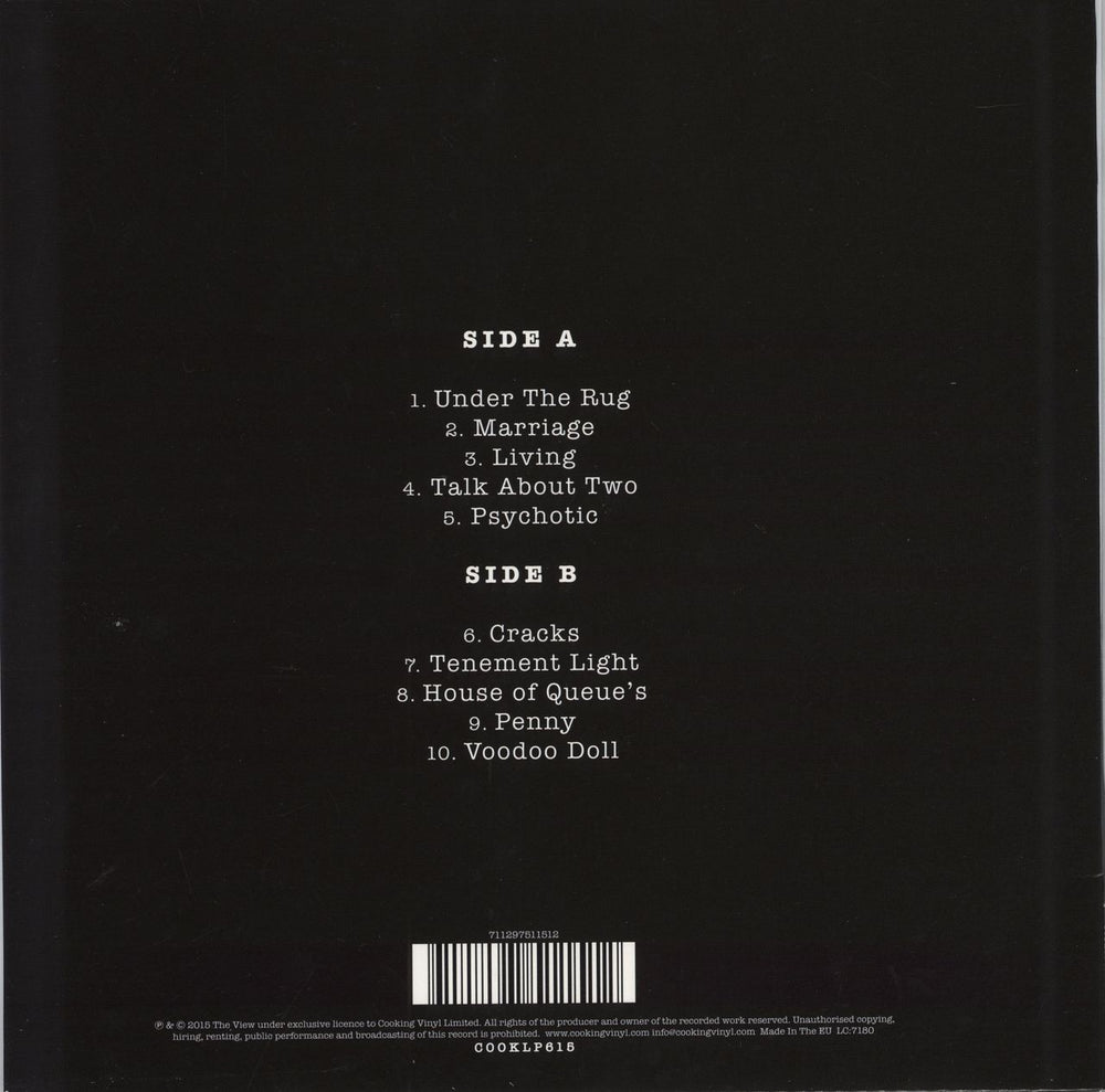 The View Ropewalk UK vinyl LP album (LP record) 711297511512