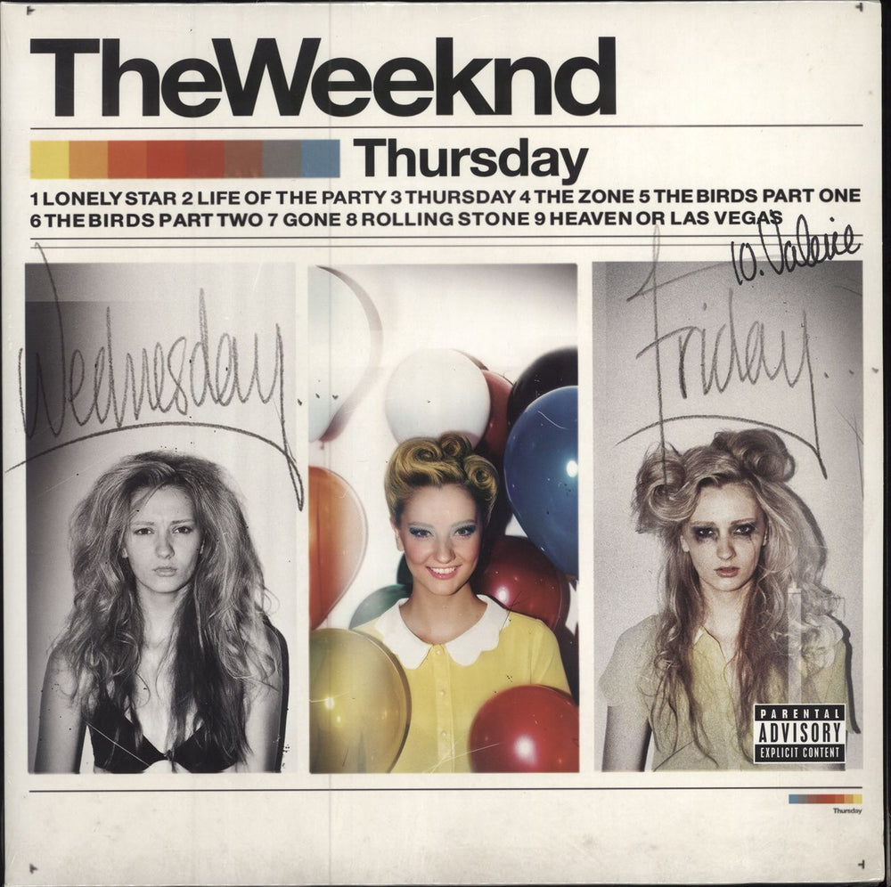 The Weeknd Thursday Dutch 2-LP vinyl record set (Double LP Album) 602547264930