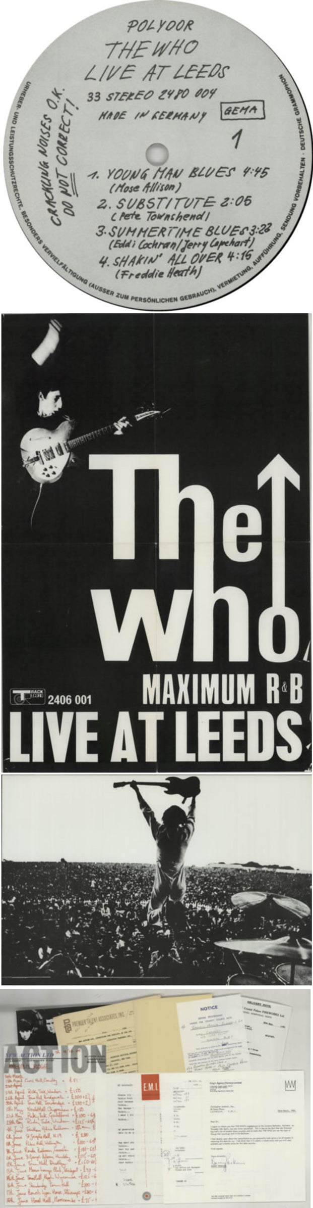 The Who Live At Leeds - Complete German vinyl LP album (LP record) WHOLPLI188733