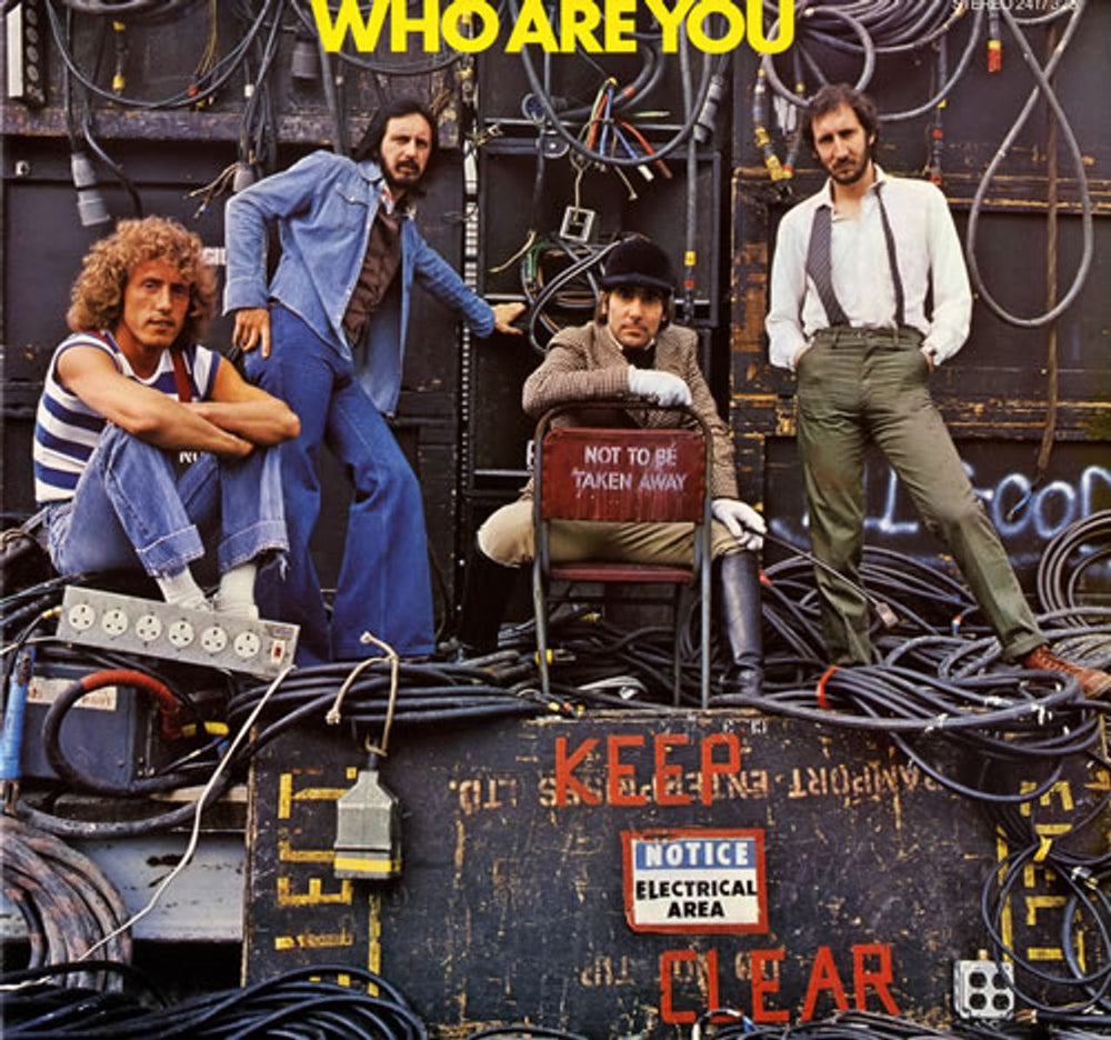 The Who Who Are You German vinyl LP album (LP record) 2417325