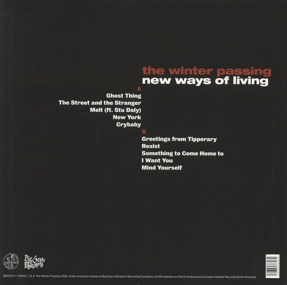 The Winter Passing New Ways of Living - Yellow and Red Vinyl UK vinyl LP album (LP record)