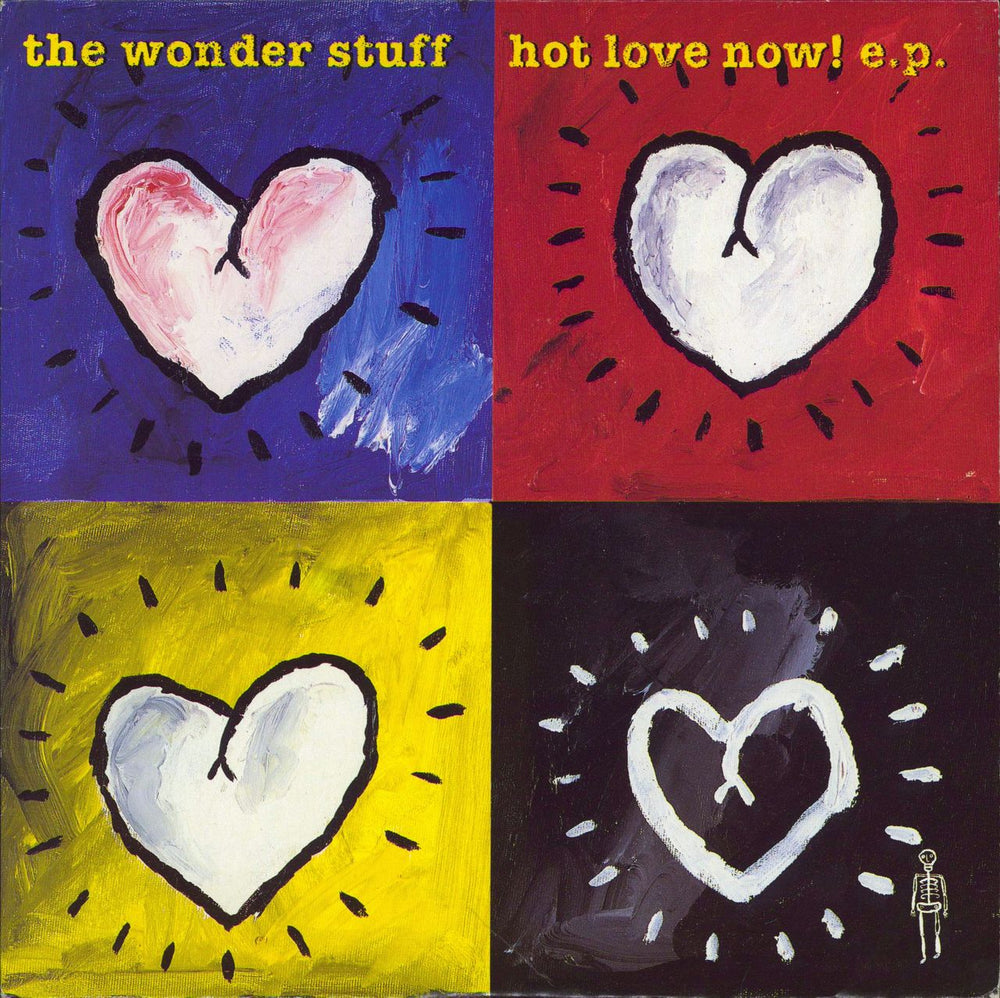 The Wonder Stuff Hot Love Now EP + Promo Postcard UK 7" vinyl single (7 inch record / 45) GONE17