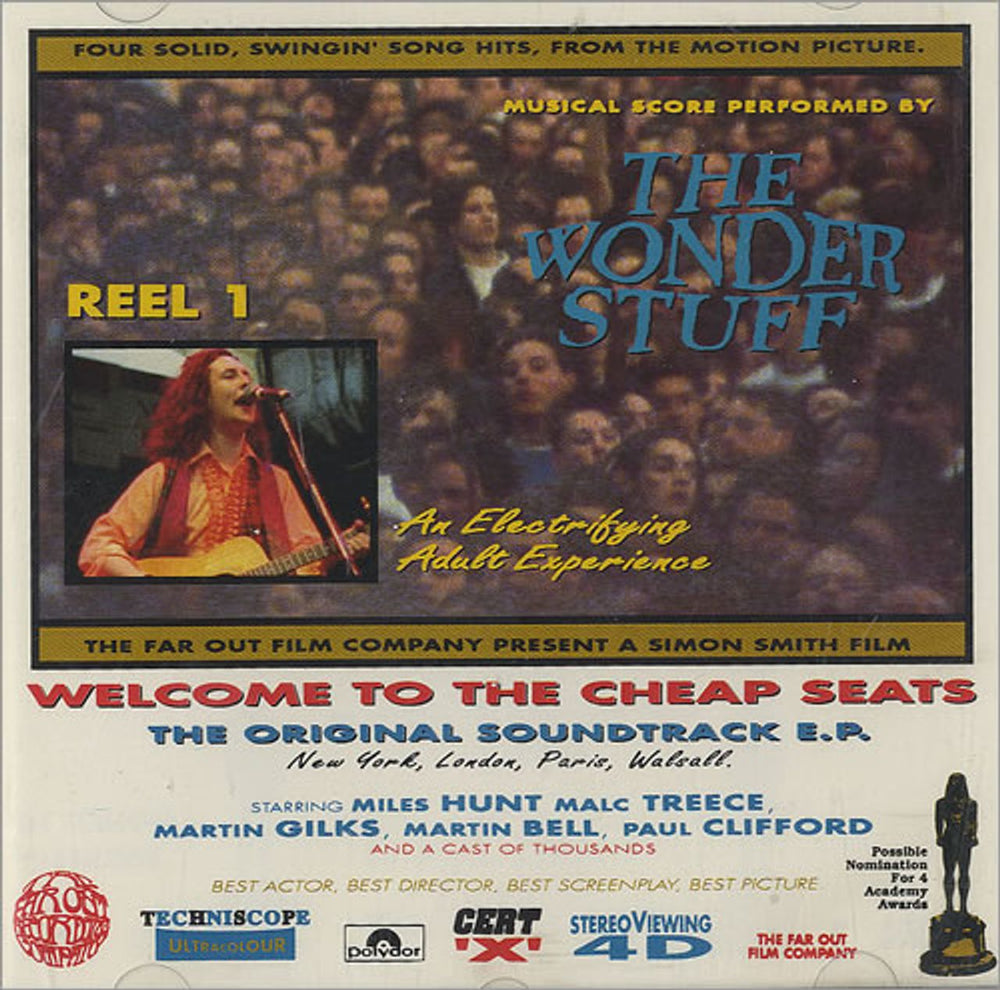 The Wonder Stuff Welcome To The Cheap Seats UK 2-CD single set (Double CD single) GONCD/CC14