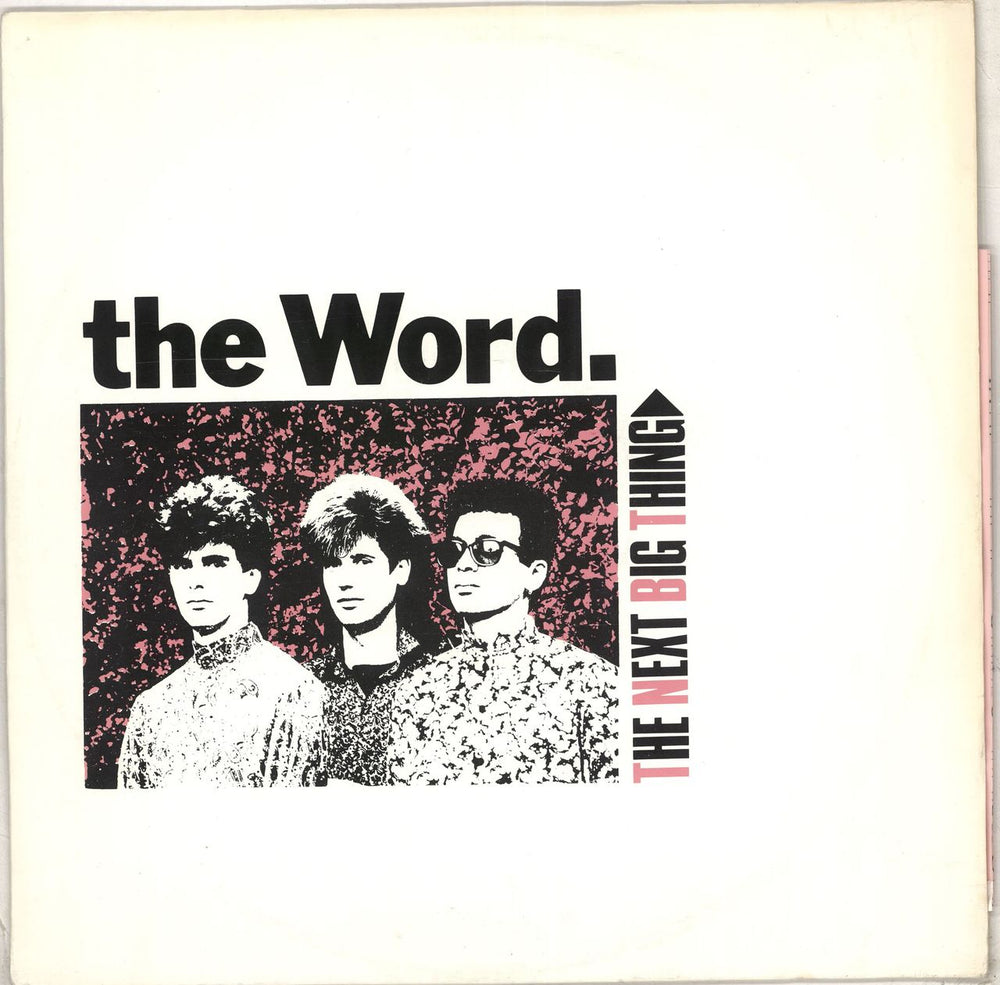 The Word The Next Big Thing + Press Release UK 12" vinyl single (12 inch record / Maxi-single) WORD002