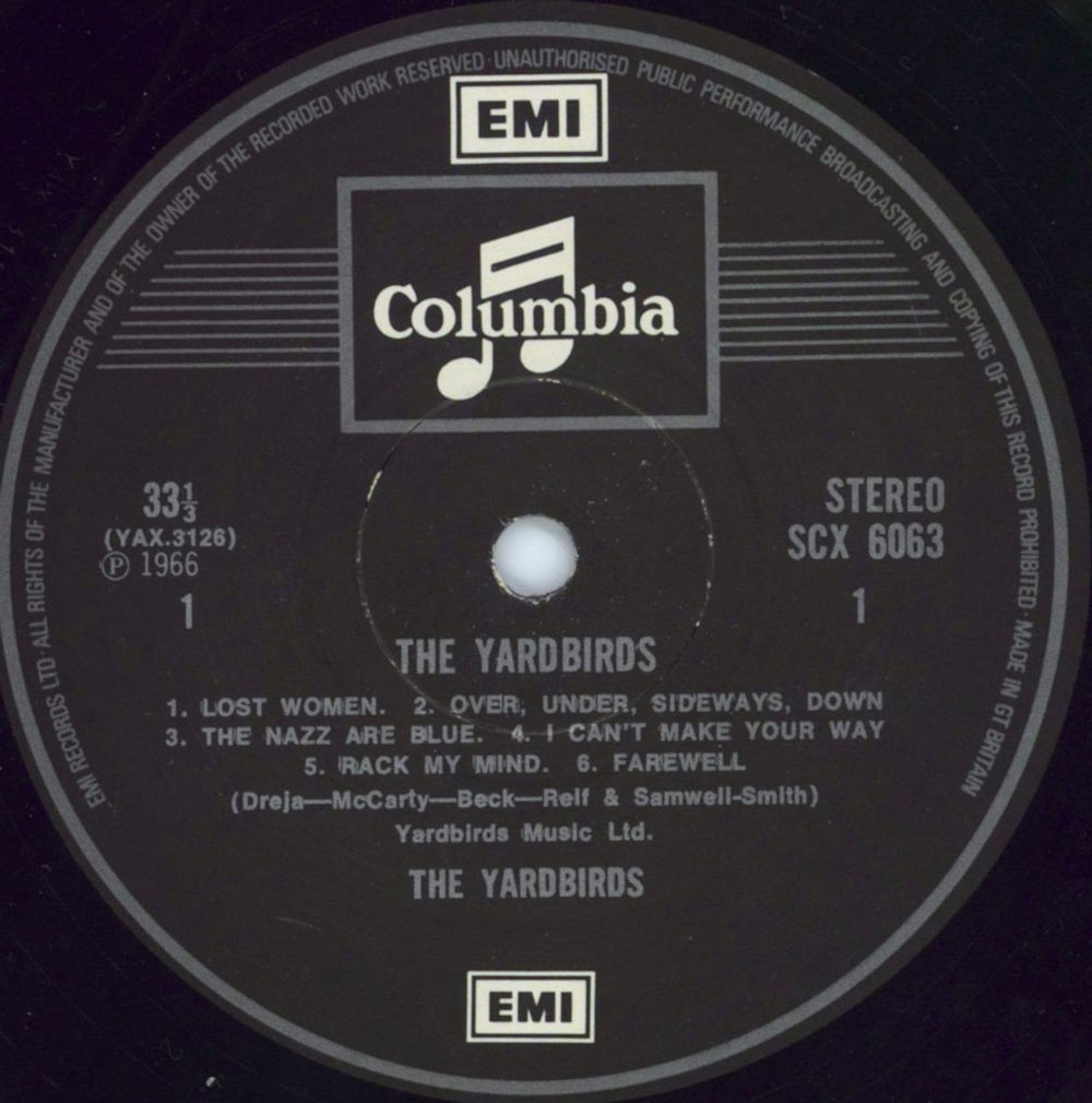 The Yardbirds Roger The Engineer - 3rd UK vinyl LP album (LP record) YDBLPRO83176