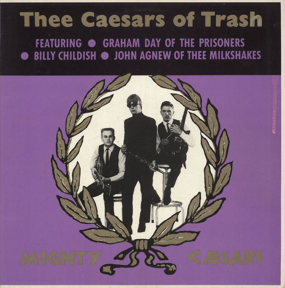 Thee Mighty Caesars Thee Caesars Of Trash UK vinyl LP album (LP record) APOLL-O