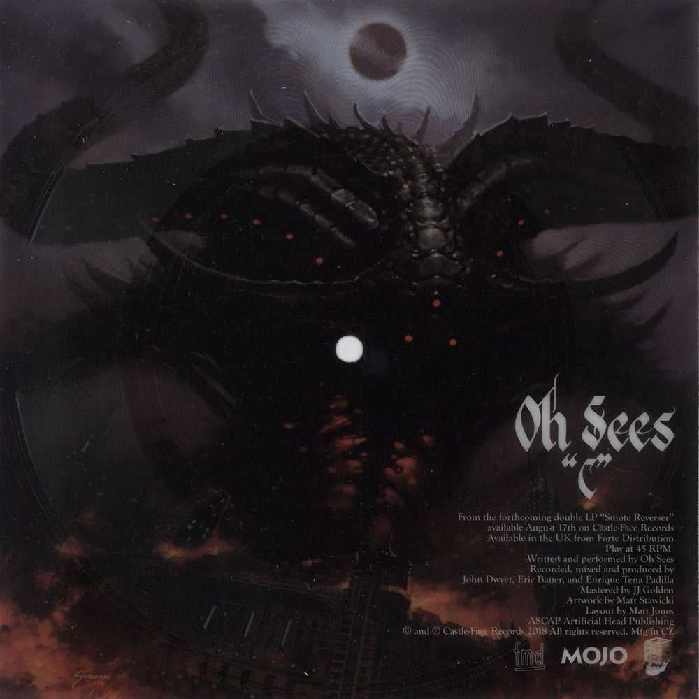 Thee Oh Sees "C" - FlexiDisc UK 7" vinyl single (7 inch record / 45)