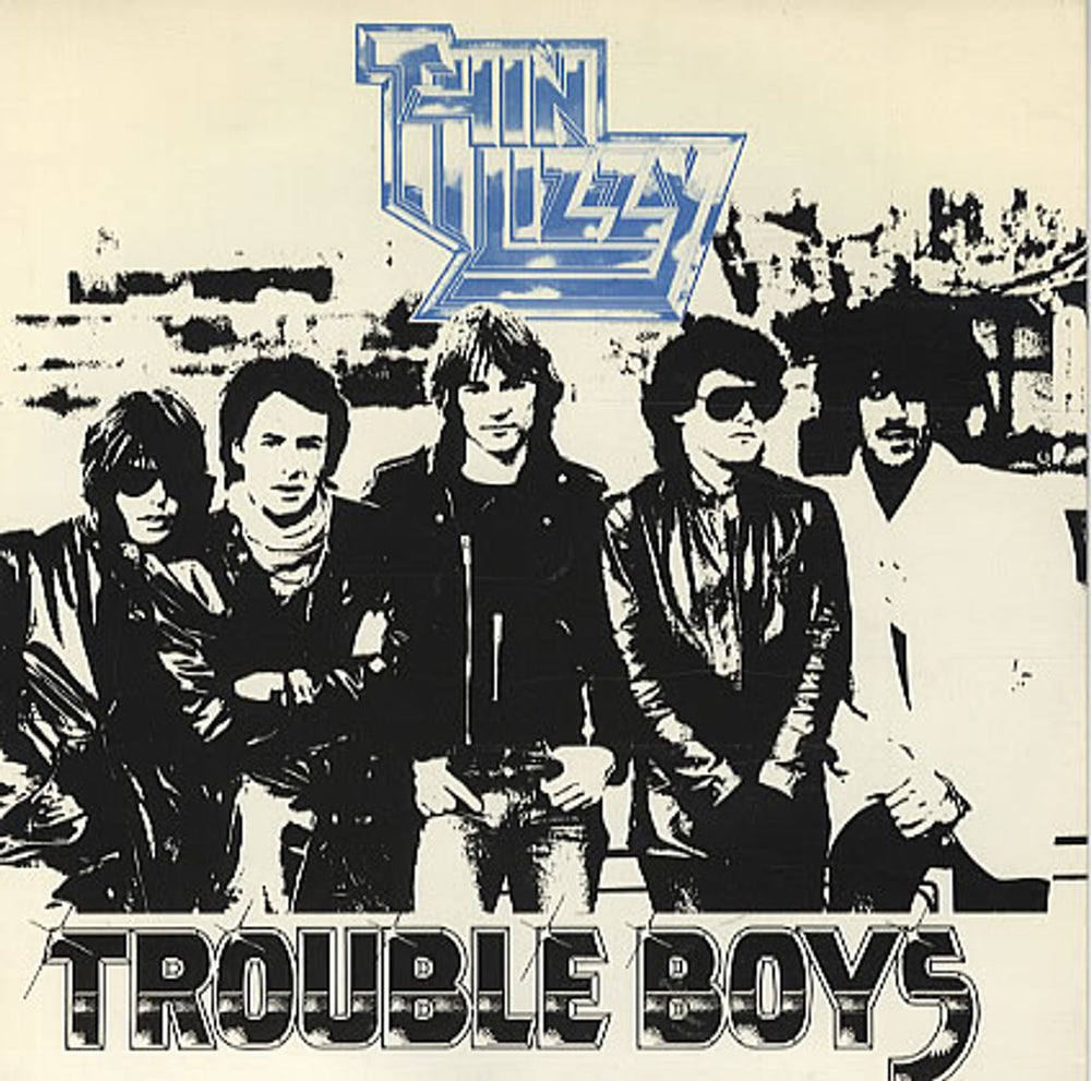 Thin Lizzy Trouble Boys - Inj UK 7" vinyl single (7 inch record / 45) LIZZY9