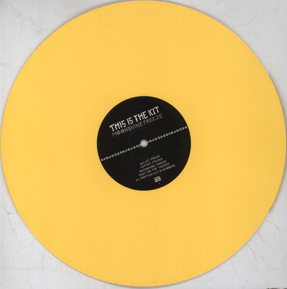 This Is The Kit Moonshine Freeze - Yellow Vinyl UK vinyl LP album (LP record) 18PLPMO820985