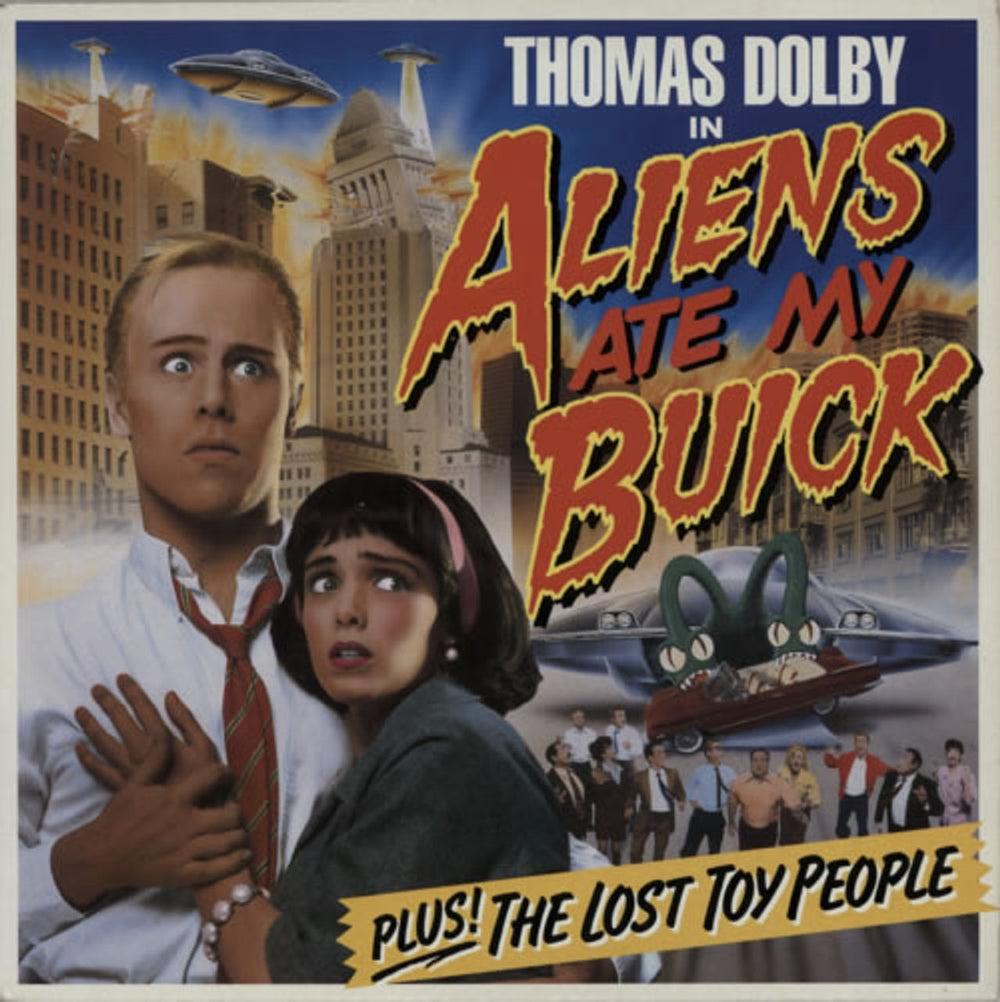 Thomas Dolby Aliens Ate My Buick - sample UK vinyl LP album (LP record) MTL1020